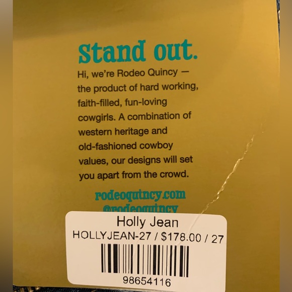 Rodeo Quincy Holly Jean NWT - Picture 3 of 3